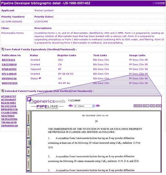 Access to patent documents